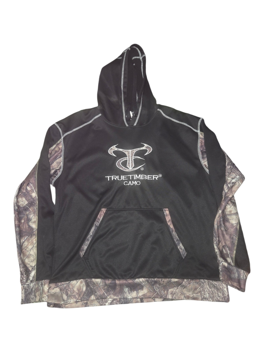 TrueTimber Black Camo Pullover Hoodie